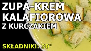 ZupaKrem z kalafiora z kurczakiem w curry [upl. by Jaal]