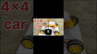 44 motor car monster truck car Ghar per banaen 44 kar banaen experiment shorts science [upl. by Anesor552]