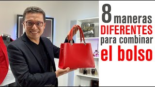 😍 8 maneras DIFERENTES para combinar con ESTILO el 👜 BOLSO o CARTERA [upl. by Negam887]