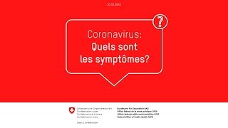 Coronavirus  Quels sont les symptômes [upl. by Schach]