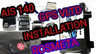 AIS 140 GPS VLTD ROSMETA DEVICE INSTALLATION VIDEO ais140 gps vltd Rosmeta installation fiting [upl. by Annaiuq923]