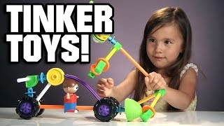 JILLIAN PLAYS WITH TINKER TOYS Throwback Thursday Time Warp [upl. by Jolenta262]