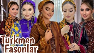 Saylanan owadan her durli turkmen moda koynek fasonlar 2024  turkmen fason [upl. by Nylidnam]