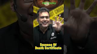 What are the parts of Death certificate motivation fmt guru neet pg forensic medicine [upl. by Adikram]