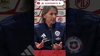 ‘Será un partido difícil vamos a tratar de imponer’ Gareca frente al partido CHILE  Brasil gareca [upl. by Laroc]