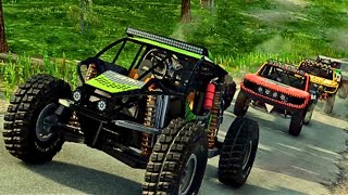 Off Road Cars vs Heavy Duty Suspension Test in beamng drive  ultra hd 60fps [upl. by Michelle823]