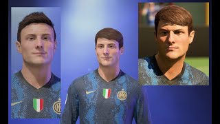 FIFA 22  Virtual Pro Clubs Lookalike Javier Zanetti ICON  Inter MilanArgentina Legend [upl. by Ahsen]