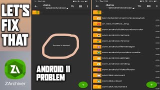 How To Access The Data Folder in Android 11  Zarchiver  Access Denied  Android 11 [upl. by Dlabihcra]