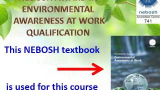 Nebosh Environmental for work awareness [upl. by Glenine]