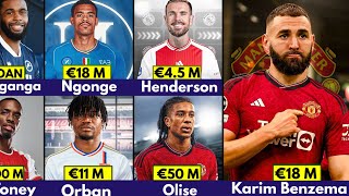 🚨 ALL CONFIRMED WINTER TRANSFER 204✅️ BENZEMA TO MANCHESTER UNITED🔥 HENDERSON Olise Drăgușin Ton [upl. by Trilly]