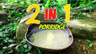 How to make Horminy Corn Porridge with Breadfruit for breakfast [upl. by Eicam]