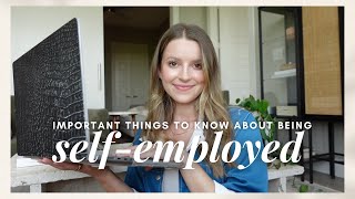 10 Things to Know Before Being SelfEmployed Tax Tips LLC SCorp Payroll Benefits Bookeeping [upl. by Lilithe]