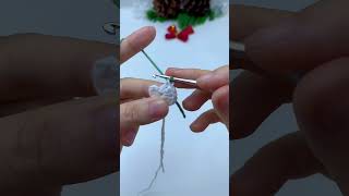 How to crochet Granny Square Christmas tree and Christmas wreath drawstring pouch crochetanywhere [upl. by Zolly]