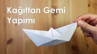 Kağıttan Gemi Yapımı A4 kağıt [upl. by Donelu]