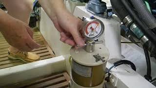 Install vacuum gauge on your RACOR fuel filter [upl. by Abernathy]