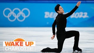 Nathan Chen sets new world record at Beijing Olympics WakeUpCLT To Go [upl. by Tuckie709]