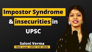 That’s how I overcome all my insecurities and impostor syndrome  Saloni Verma  UPSC CSE 2020 [upl. by Tucky]