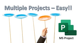 MS Project  Manage multiple Projects in one place [upl. by Ahsinot270]