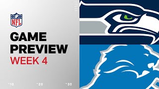 Seattle Seahawks vs Detroit Lions  2024 Week 4 Game Preview [upl. by Adias]