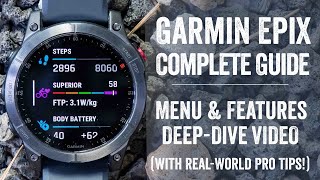 Garmin EPIX The Complete Beginners Guide [upl. by Gentry262]