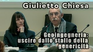 Giulietto Chiesa  quotGeoingegneria uscire dallo stallo della genericitàquot [upl. by Piselli]