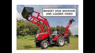 MASSEY FERGUSON 6028 BACKHOE AND LOADER मैसी फर्ग्यूसन ट्रैक्टर [upl. by Narut382]