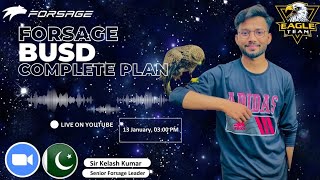 Forsage Busd Complete Plan Sir Kelash Kumar [upl. by Kahcztiy]