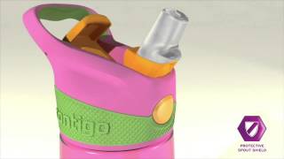 Contigo AUTOSPOUT® Kids Striker Water Bottle [upl. by Blackburn]