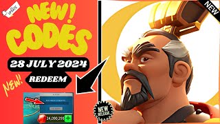 ✌️28JULY CODES✌️RISE OF KINGDOMS CODES 2024 RISE OF KINGDOMS CODES RISE OF KINGDOMS PROMO CODE [upl. by Yesdnil]