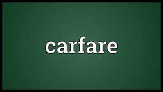 Carfare Meaning [upl. by Harhay858]