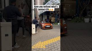 did you see behind Nissan gtr🤔🔥shorts shortvideo sportscar nissan gtr nissangtr jdm r35 [upl. by Atikat]