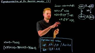 Koopman operator Spectral decomposition 1 DS4DS 802 [upl. by Jaine]