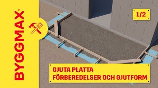 Gjuta platta del 1 förberedelser och gjutform [upl. by Groveman588]