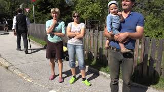 Almabtrieb vom Aussermooserhof in Alpbach mit Orginal Simmentaler Kühen 2019 [upl. by Yennep]