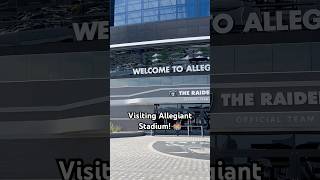 Allegiant Stadium Tour shorts travel lasvegas football sports nfl tour raiders ytshorts [upl. by Haletky]