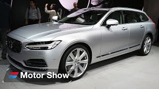 Volvo V90 vs Kia Optima Sportswagon – 2016 Geneva Motor Show [upl. by Vevine]