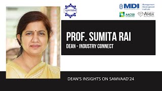 Insights on Samvaad 2024 from Professor Sumita Rai [upl. by Harahs]