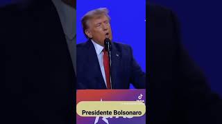 Presidente Trump e Presidente Jair Bolsonaro no CPAC [upl. by Ahsekyt]