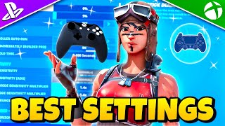 NEW BEST Controller SETTINGS  Sensitivity in Chapter 5 Fortnite Tutorial [upl. by Inoue478]