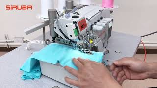 Tarmah Sewing Machine  SIRUBA 700LQ MECHATRONIC HIGH SPEED OVERLOCK STITCH MACHINE [upl. by Yardley]