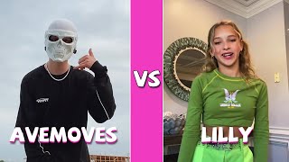 Avemoves Vs Lilly Ketchman TikTok Dances Compilation [upl. by Joline]