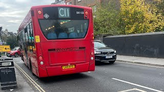 Fast driverC11 to Archway From Brent Cross Shopping Centre to West Hampstead station DE1133 LK10BYZ [upl. by Felice]