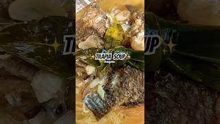 ✨Tilapia Soup✨ soup food cooking homemade [upl. by Ilsa]