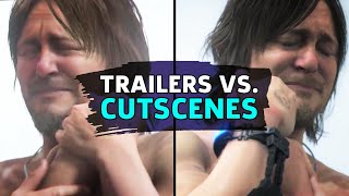 Death Stranding  Trailers VS Game Release Cinematics [upl. by Brigham]