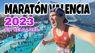 MARATÓN DE VALENCIA 2023  ASÍ SUFRÍ LOS 42195m EN VALENCIA PARA CONSEGUIR MI MEJOR MARCA EN MARATÓN [upl. by Johnsson]