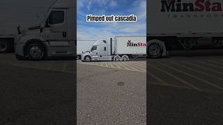 Pimped out freightliner cascadia trucking truck semi otr cascadia semitrailer cdl commercial [upl. by Cordula]