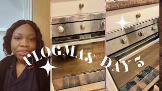 VLOGMAS DAY 5 ANOTHER BUSY WORK DAYClean my OVEN with me [upl. by Noletta]