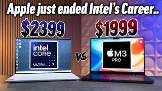 XPS 14 vs 14quot MacBook Pro  Apple just KILLED Intel [upl. by Riamo]