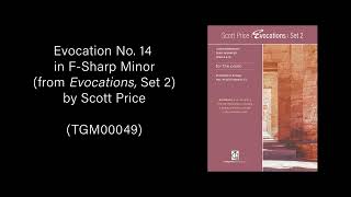 Evocation No 14 in F Sharp Minor from Evocations Set 2 by Scott Price TGM00049 [upl. by Ees198]