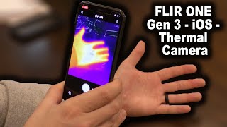 Flir One Thermal Camera for Smart Phones  Detect Cold Drafts in Your House [upl. by Aluk143]